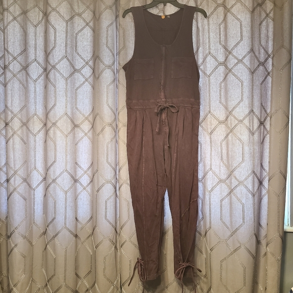 Free People One Plum Purple Billie Coveralls Jumpsuit S - Picture 1 of 6